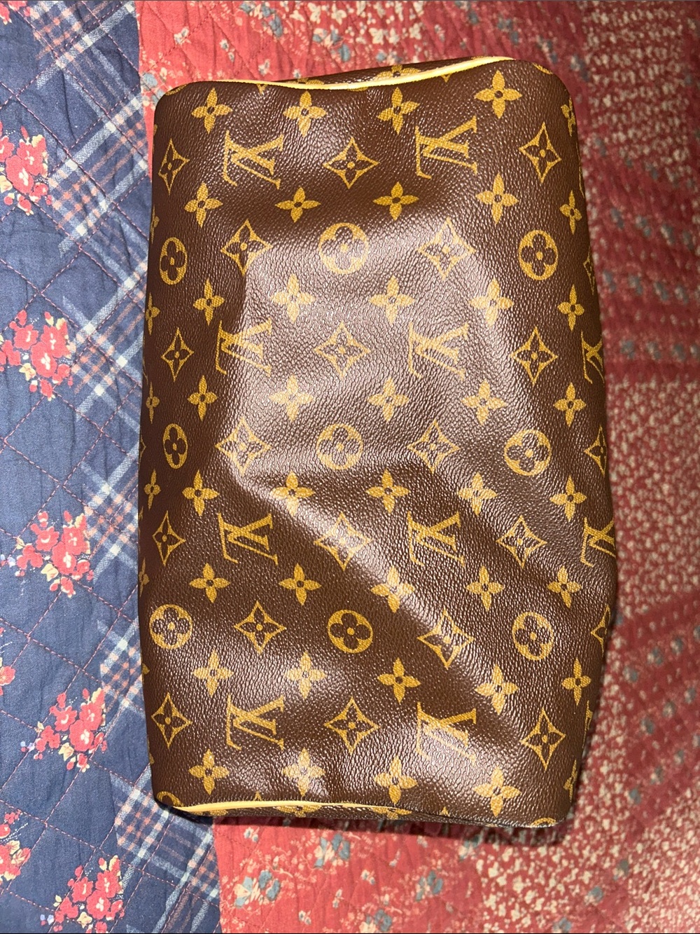 Louis Vuitton Monogram Canvas Satchel in Brown and Tan - Picture 5 of 5